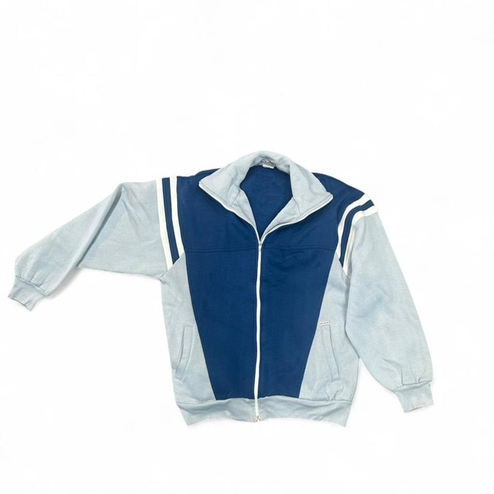 Men's true vintage zip up track sweater jacket size‎ L